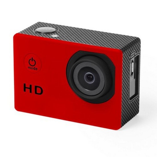 Спортивна HD камера, колір червоний - V9691-05