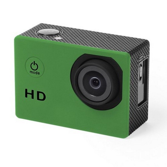 Спортивна HD камера, колір зелений - V9691-06