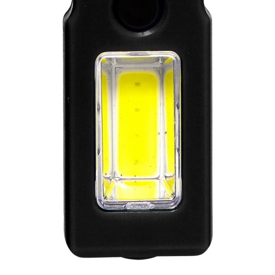 Ліхтар світлодіодний з різаком і молотком для скла, колір чорний - V9732-03
