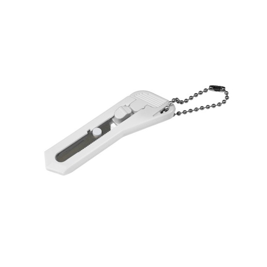 Міні-канцелярський ніж, колір білий - V9733-02
