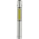 Ліхтарик Voyager LED з боковим COB light у формі ручки, колір сріблястий - V9748-32