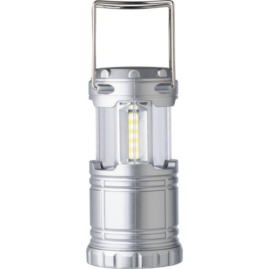 Ліхтар для кемпінгу з COB light, ліхтар, колір сріблястий - V9760-32