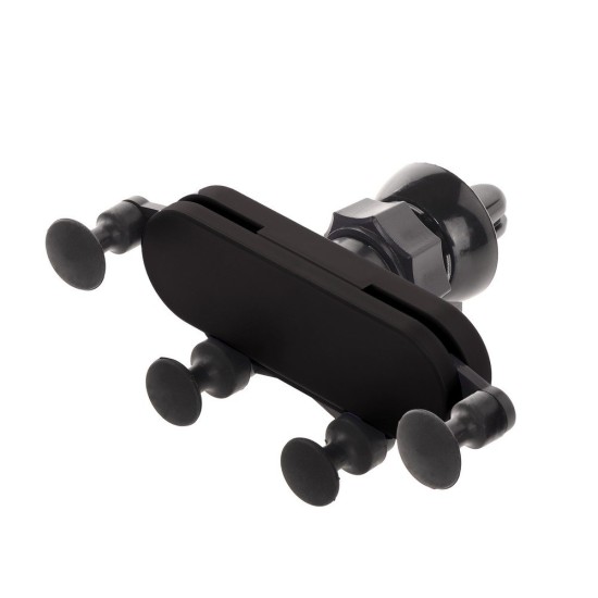 Тримач для мобільного телефону Gravity для автомобіля, колір чорний - V9778-03