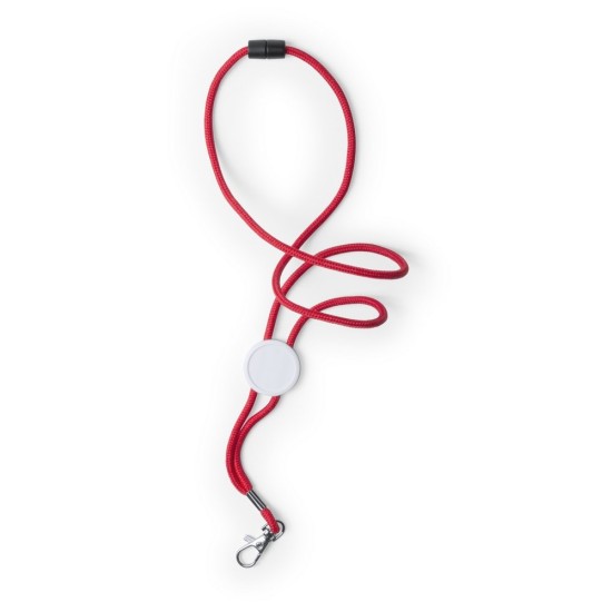 Рекламний шнурок, колір червоний - V9831-05